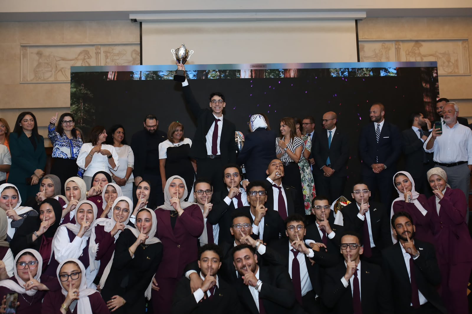 Enactus Menofia Season Trophy Victory